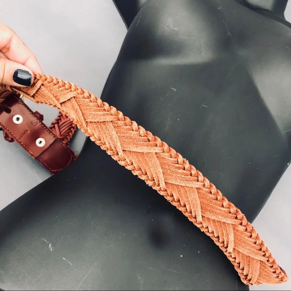 STRAIGHT OUTTA MEXICO SILVER/ LEATHER BELT